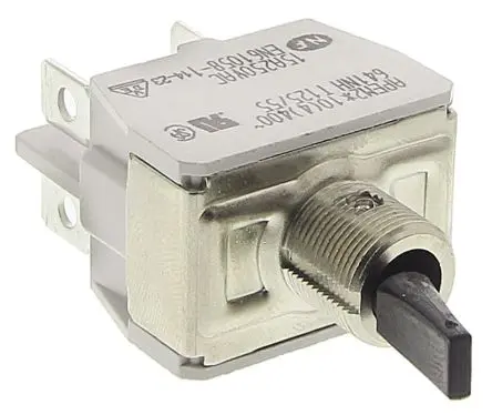 Produktfoto 1 von APEM Panel Kippschalter 2RT, Ein-Aus, 24 V dc, 250 V ac, 10A, Stecker