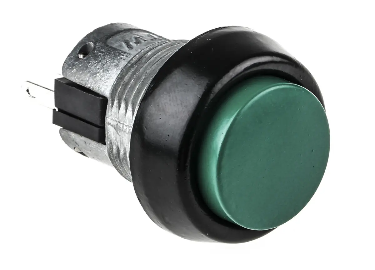 Produktfoto 1 von ITW 76-94 Druckschalter lichtdurchlässig Tastend Panel Ø 22 mm, 1-poliger Umschalter / 10 A 250 V ac, IP40