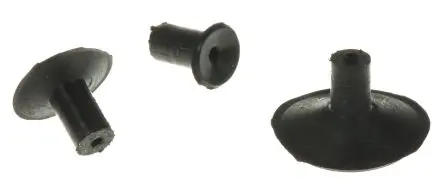 Produktfoto 1 von Silikon, Flach Saugnapf, Ersa Serie SVP, Ø 9 mm
