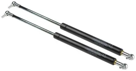 Produktfoto 1 von Camloc Gas Springs Gasdruckfeder Stahl, Gelenklager, 445 mm, Mat.Endanschluss Zink, Stahl, Hub L. 200 mm, ø 23 mm, 150 N