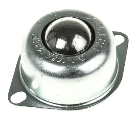 Produktfoto 1 von ALWAYSE Flansch 2-Loch Kugelrolle Ø 25.4 mm Stahl, bis 55kg Last