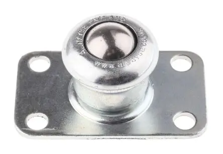 ALWAYSE Flansch 4-Loch Kugelrolle Ø 19 mm Stahl