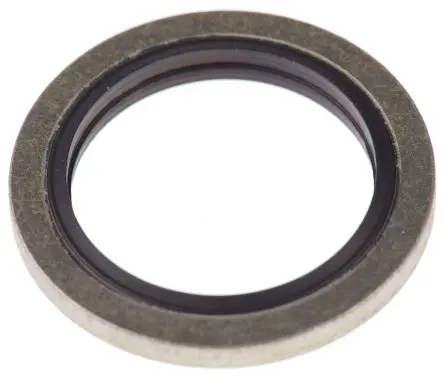 Produktfoto 1 von RS PRO Metall-Elastomer-Dichtung Nitrilkautschuk (NBR) Unterlegscheibe - gebunden, Innen-Ø 17.28 mm / Außen-Ø 23.8 mm