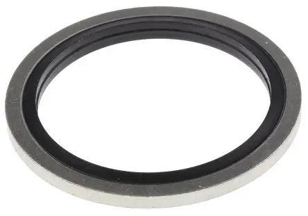 Produktfoto 1 von RS PRO Metall-Elastomer-Dichtung Nitrilkautschuk (NBR) Unterlegscheibe - gebunden, Innen-Ø 33.89 mm / Außen-Ø 42.8 mm