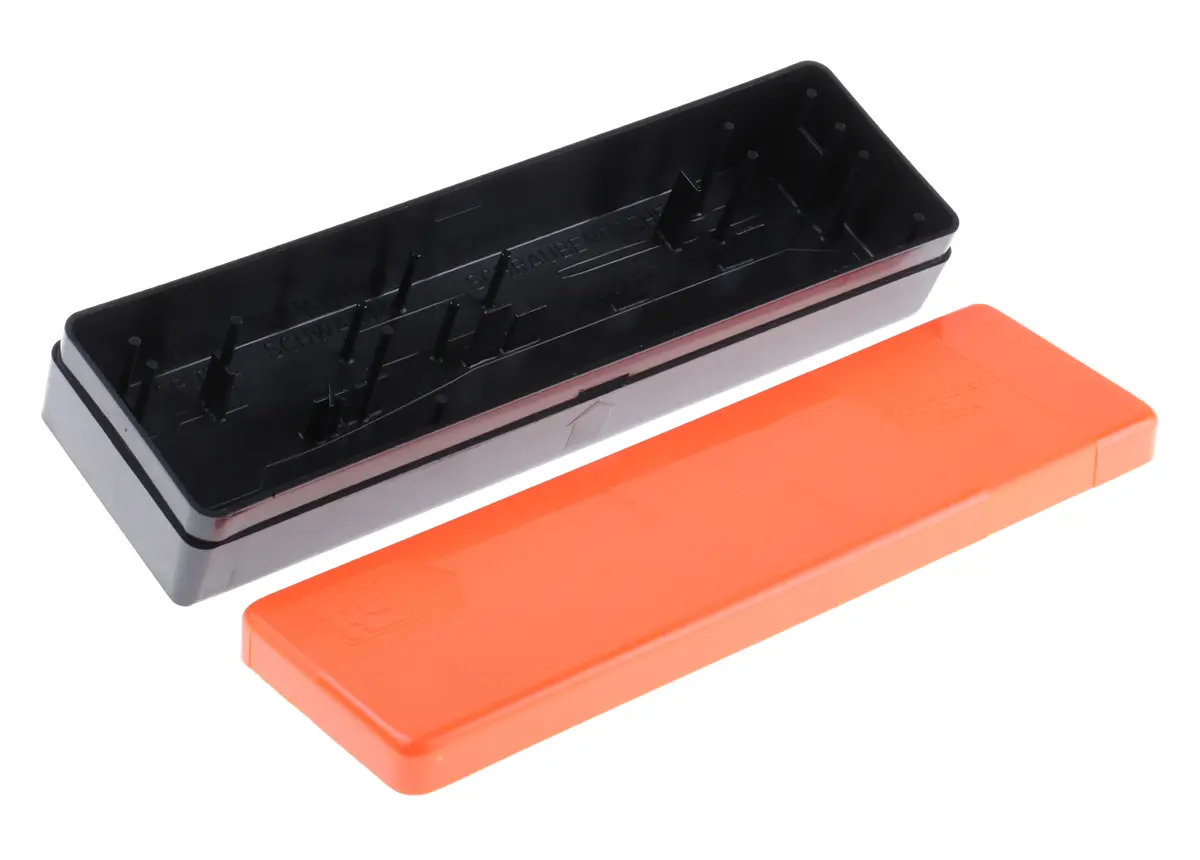Produktfoto 1 von RS PRO Werkzeugkoffer Schwarz, Orange