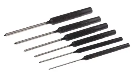 Produktfoto 1 von RS PRO Splintentreiber Satz, Ø 5mm, 6-teilig, Spannstift