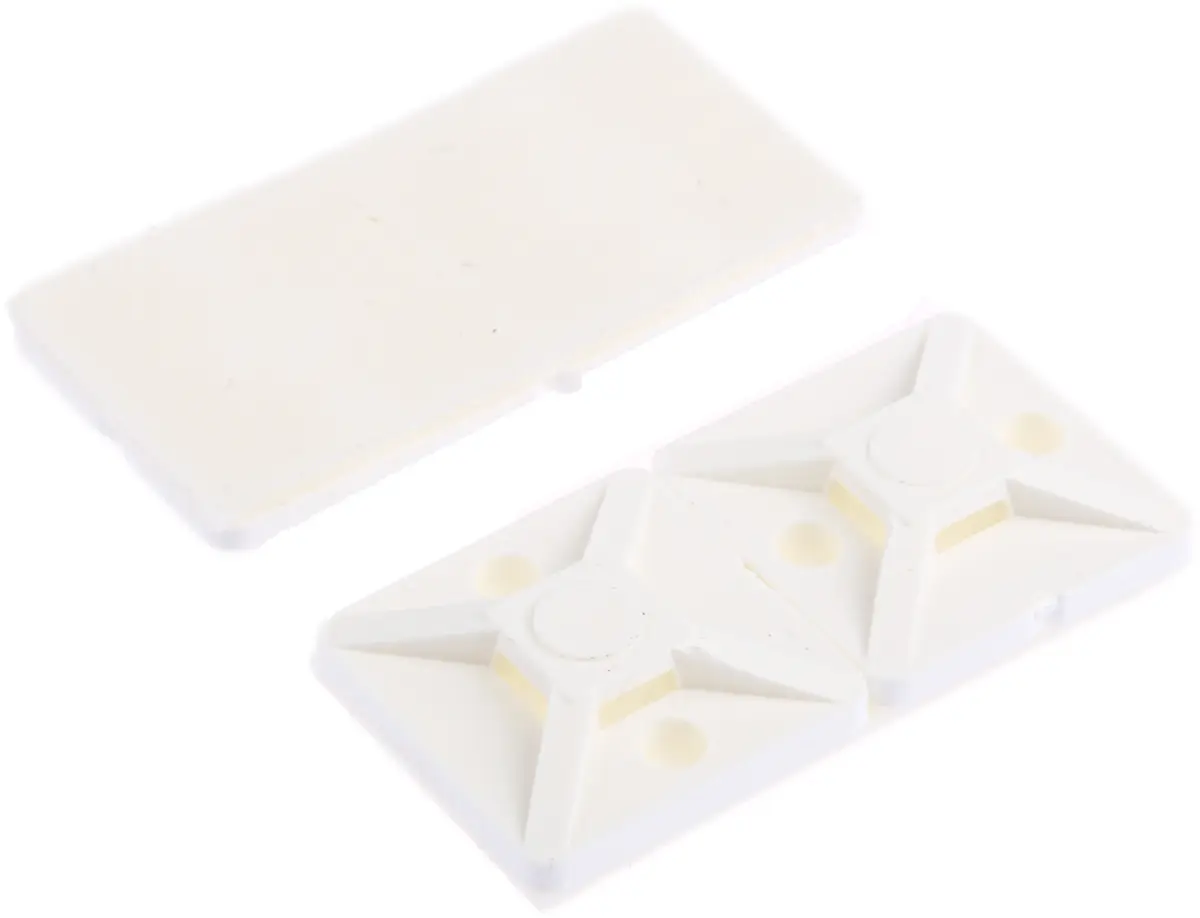 Produktfoto 1 von HellermannTyton MB3A Befestigungssockel, Nylon 6.6 Natur 19 mm x 4.1 mm Kabelbinder x 19 mm für 3.1 mm