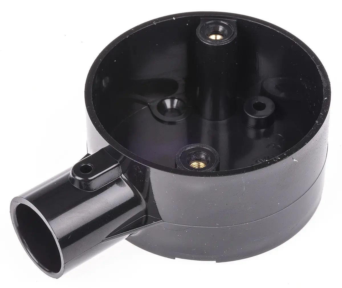 Schneider Electric 20CJB Polyvinylchlorid (unplastifiziert) Kabelrohr Befestigung Kabelrohr 20 mm Schwarz, Klar