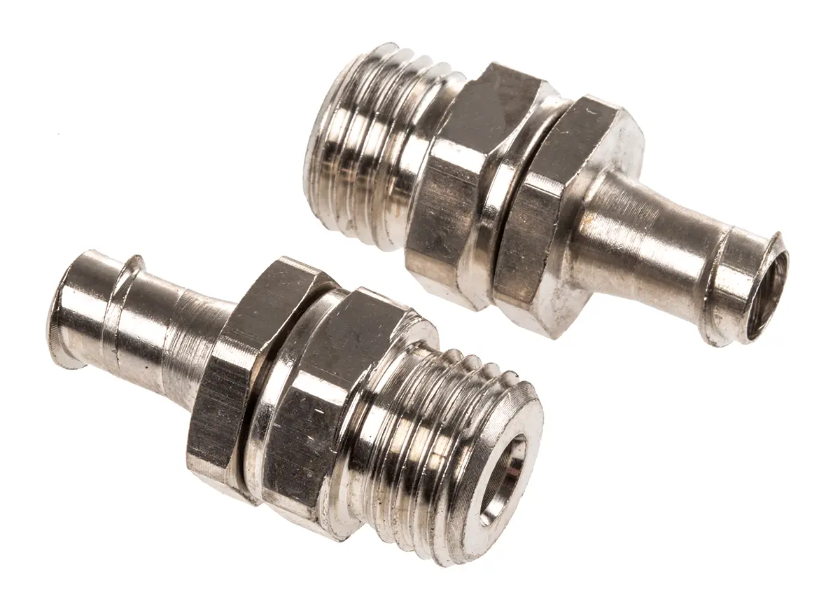 Produktfoto 1 von Adaptaflex SP Messing Kabelrohr Befestigung PG7 10 mm Silber Nickel-Finish IP54