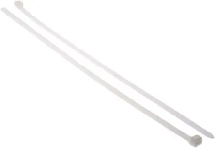 Produktfoto 1 von Thomas & Betts Ty-Fast Nylon 6.6 Kabelbinder Nicht lösbar Weiß 7.6mm x 375 mm