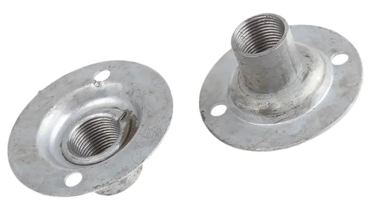 Produktfoto 1 von RS PRO Stahl Kabelrohr Befestigung Kabelrohr M20 20 mm Galvanisiert-Finish