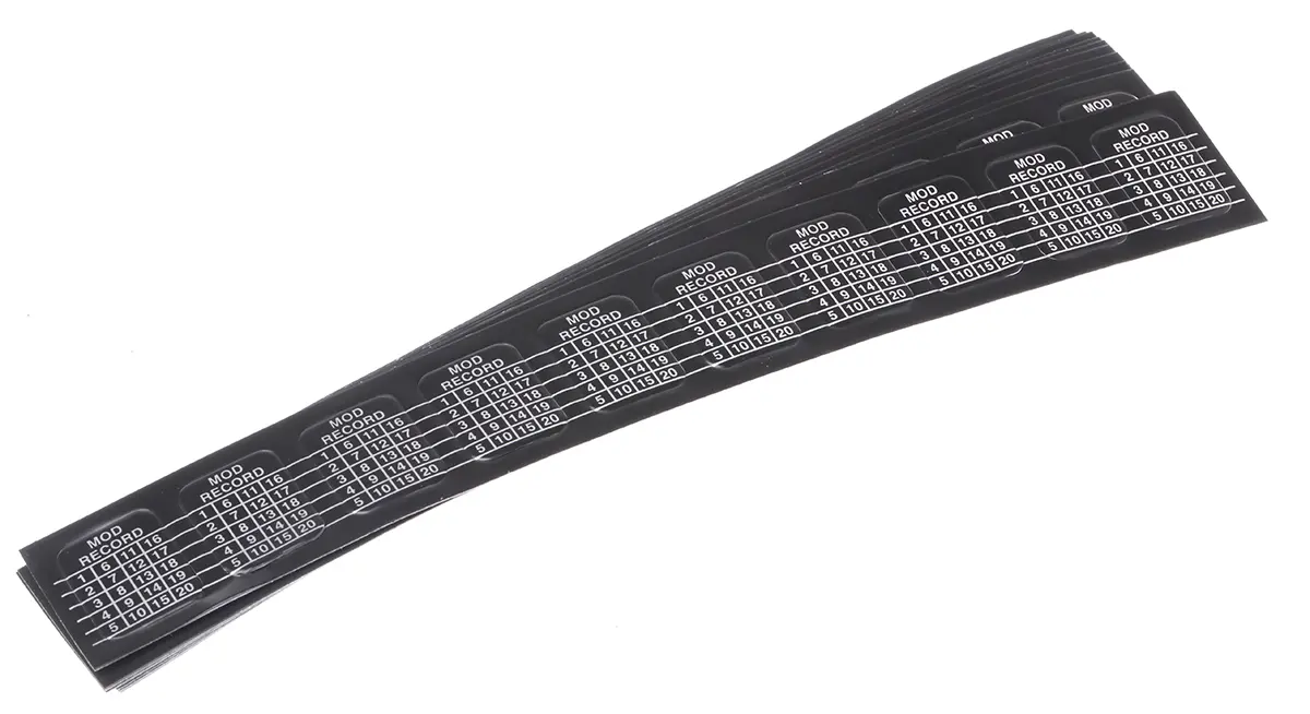 Produktfoto 1 von Brady, Klebend Silber Vorbedrucktes, selbstklebendes Etikett, 16 mm x 23 mm, 100 Per Pack Stück