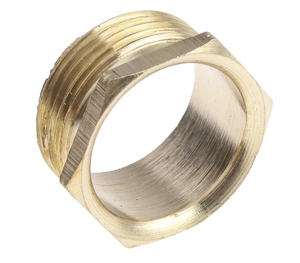 Produktfoto 1 von RS PRO Messing Kabelrohr Befestigung Stecker-Buchse-Anschluss M20 25 mm Gelb Galvanisiert-Finish