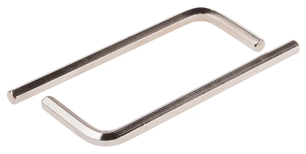 Produktfoto 1 von RS PRO metrisch  Innensechskant-Schlüssel, 5-er Satz 4mm L-Form kurz