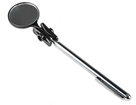 Produktfoto 1 von RS PRO Inspektionsspiegel, Ø 35 mm Flexibel Verstellbar Beleuchtet Ausziehbar Isoliert