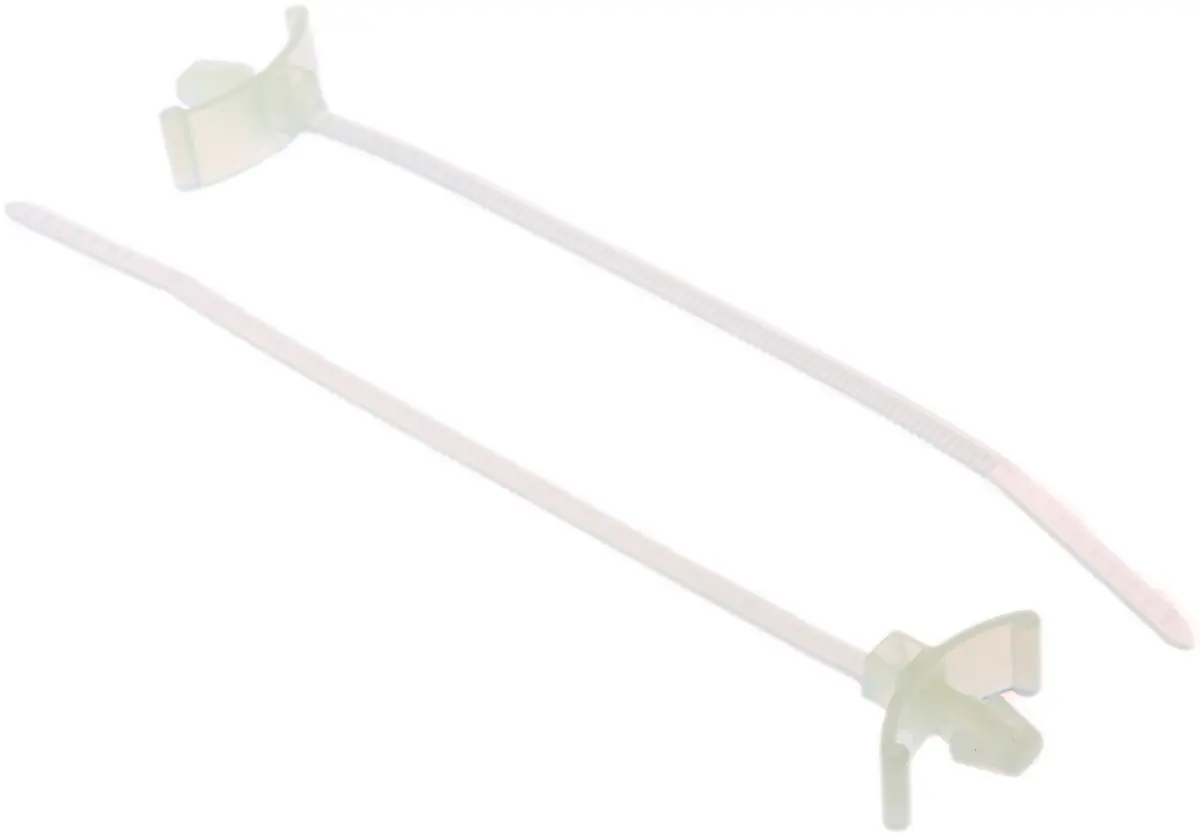 Produktfoto 1 von HellermannTyton T18RSF Nylon 6.6 Kabelbinder Innen gezackt Natur 2.5 mm x 100 mm