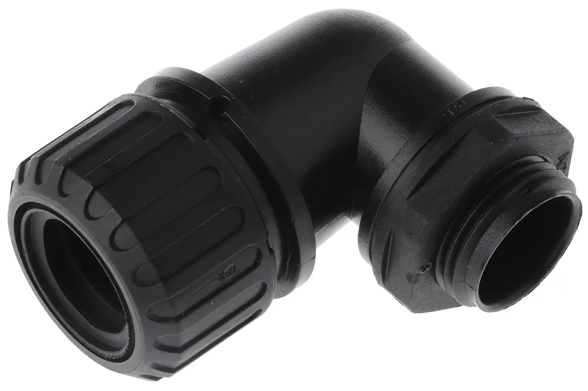 Produktfoto 1 von Adaptaflex ASF Nylon 6.6 Kabelrohr Befestigung M20 21 mm Schwarz Schwarz-Finish IP69K, IP40, IP66, IP68