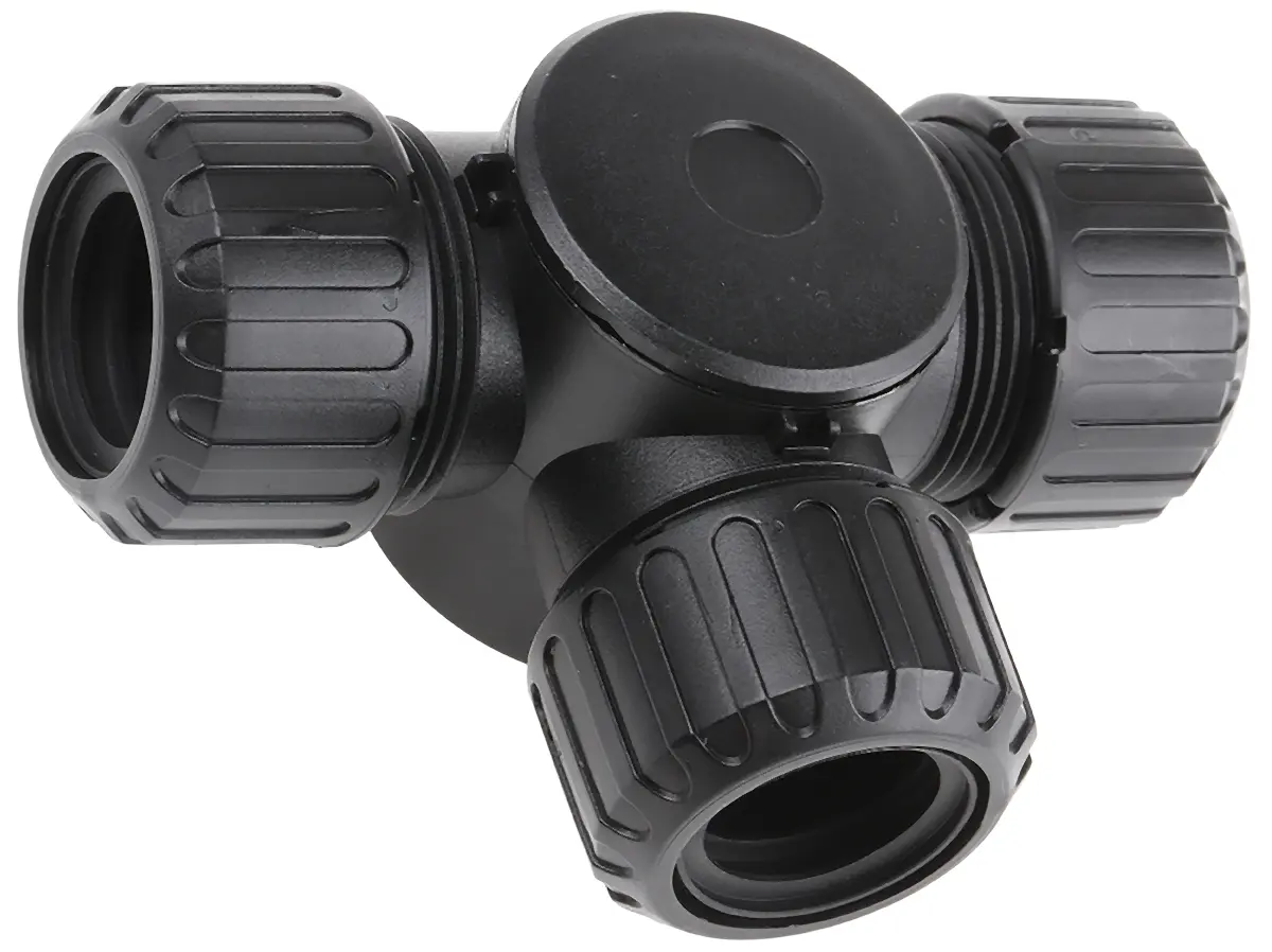 Produktfoto 1 von Adaptaflex ASF Nylon 6.6 Kabelrohr Befestigung M20 21 mm Schwarz Schwarz-Finish IP66, IP40