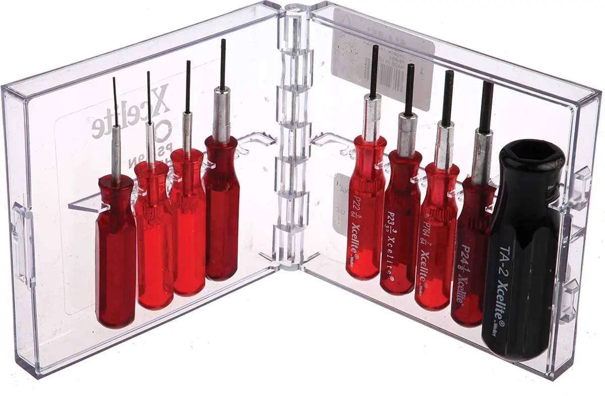 Produktfoto 1 von Weller Xcelite Mini-Schraubendrehersatz, 9-teilig Sechskant