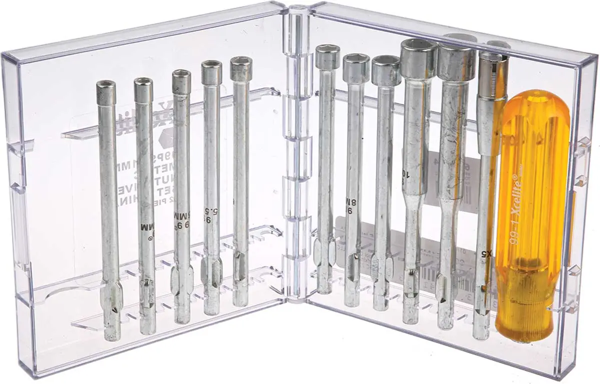 Produktfoto 1 von Weller Xcelite Standard-Schraubendrehersatz, 12-teilig Steckschlüssel-Handgriff