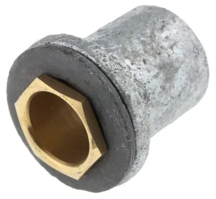 Produktfoto 1 von RS PRO Stahl Kabelrohr Befestigung Kupplung M20 20 mm Grau Galvanisiert-Finish