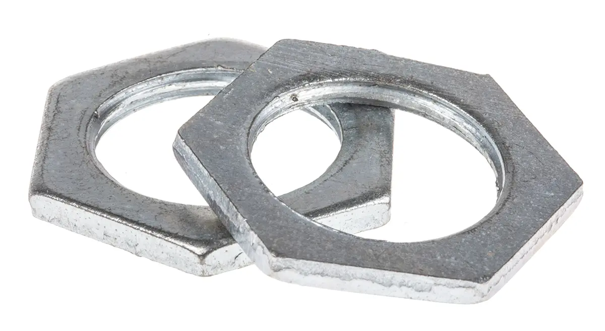 Produktfoto 1 von RS PRO Kabelverschraubung Mutter M20 Stahl Silber