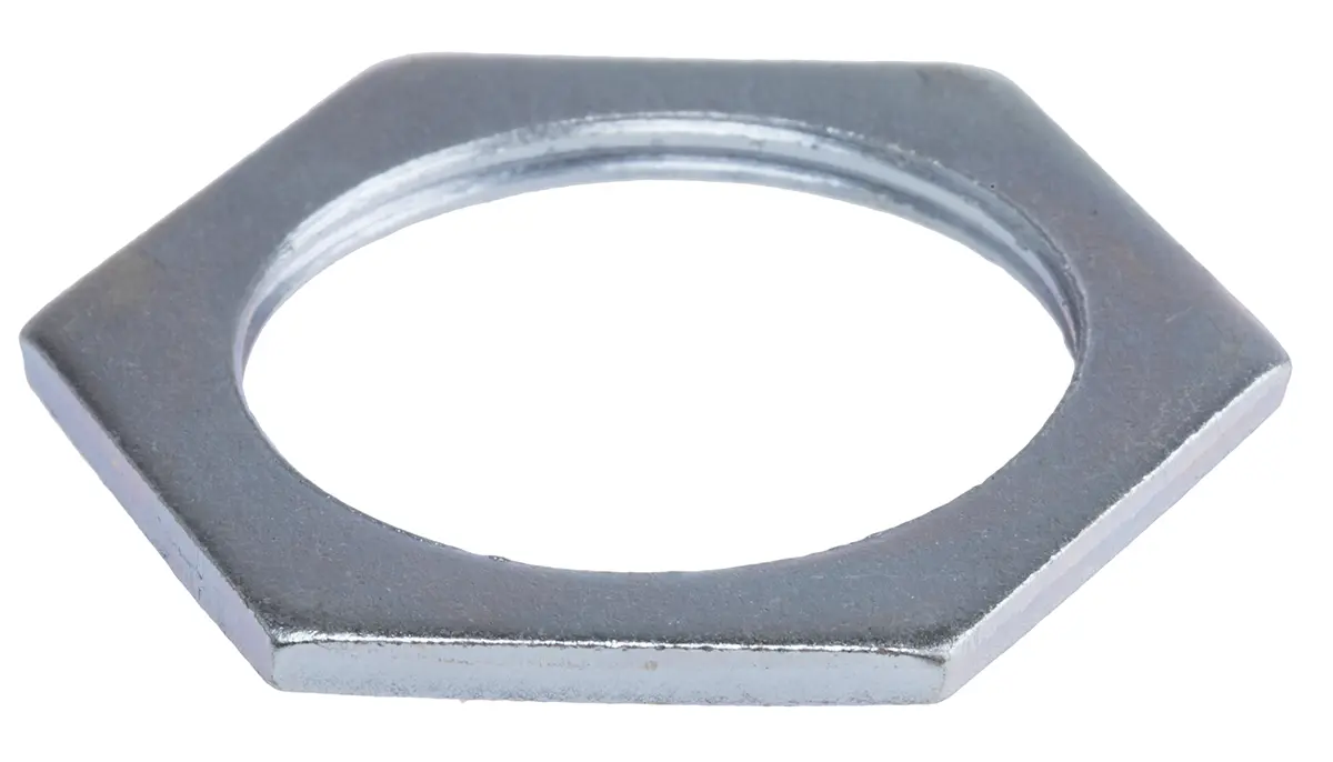 Produktfoto 1 von RS PRO Kabelverschraubung Mutter M32 Stahl Silber