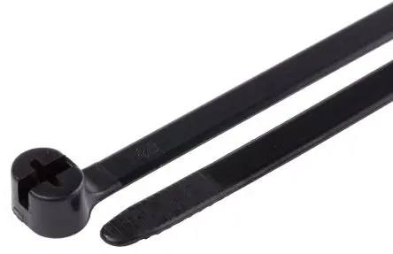 Produktfoto 1 von Thomas & Betts Ty-Rap Nylon 12 Kabelbinder Nicht lösbar Schwarz 7.6mm x 203.2 mm