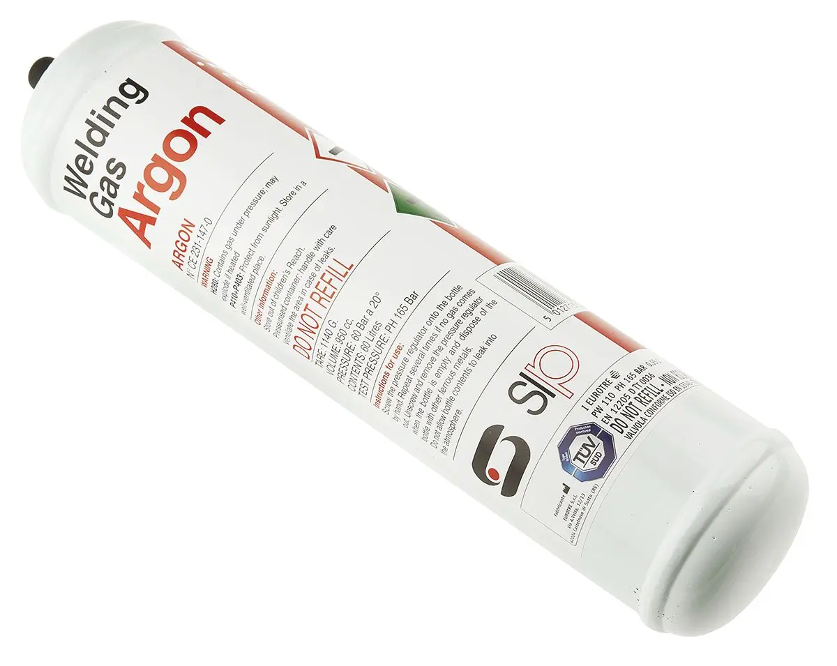 Produktfoto 1 von SIP Argon, Einwegflasche für MIG-Schweißverfahren Schweißzubehör