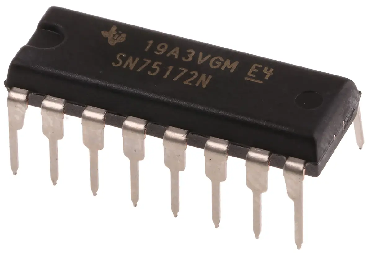Produktfoto 1 von Texas Instruments Leitungsübertrager Leitungstreiber SN75 4-Bit Differenzial Nicht invertierend 16-Pin PDIP