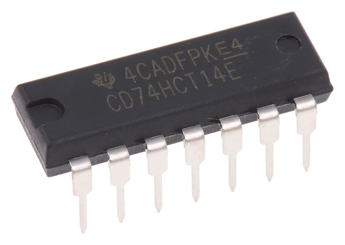 Produktfoto 1 von Texas Instruments Frequenzumrichter, Frequenzumrichter Schmitt-Trigger-Eingang Schmitt-Trigger, Push-Pull, CMOS 6 14-Pin