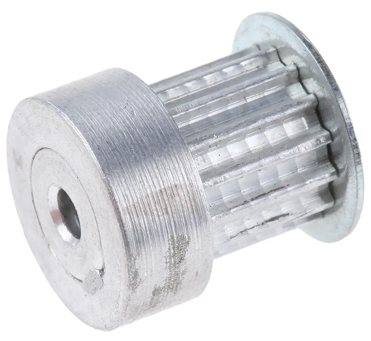 Produktfoto 1 von RS PRO Aluminium Zahnriemenscheibe 6 mm, 14 Zähne / Teilung 2.5 mm, Bohrung 3 mm