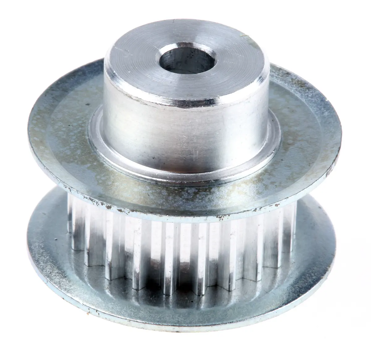 Produktfoto 1 von RS PRO Aluminium Zahnriemenscheibe 6 mm, 22 Zähne / Teilung 2.5 mm, Bohrung 4 mm
