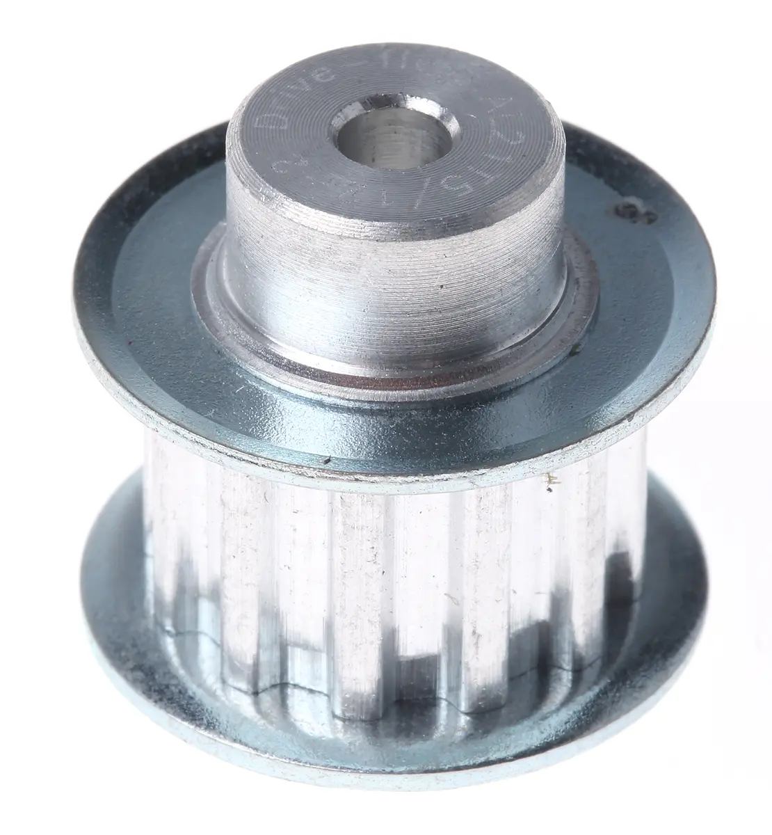 Produktfoto 1 von RS PRO Aluminium Zahnriemenscheibe 10 mm, 12 Zähne / Teilung 5 mm