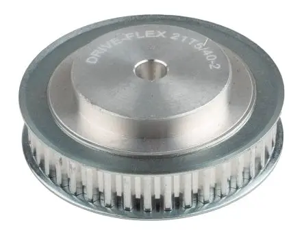 RS PRO Aluminium Zahnriemenscheibe 10 mm, 40 Zähne / Teilung 5 mm, Bohrung 8 mm