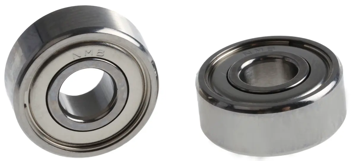 NMB 1-reihig Kugellager glatt, Innen-Ø 4.77 mm / Außen-Ø 12.7 mm Außen-ø , Breite 4.978 mm