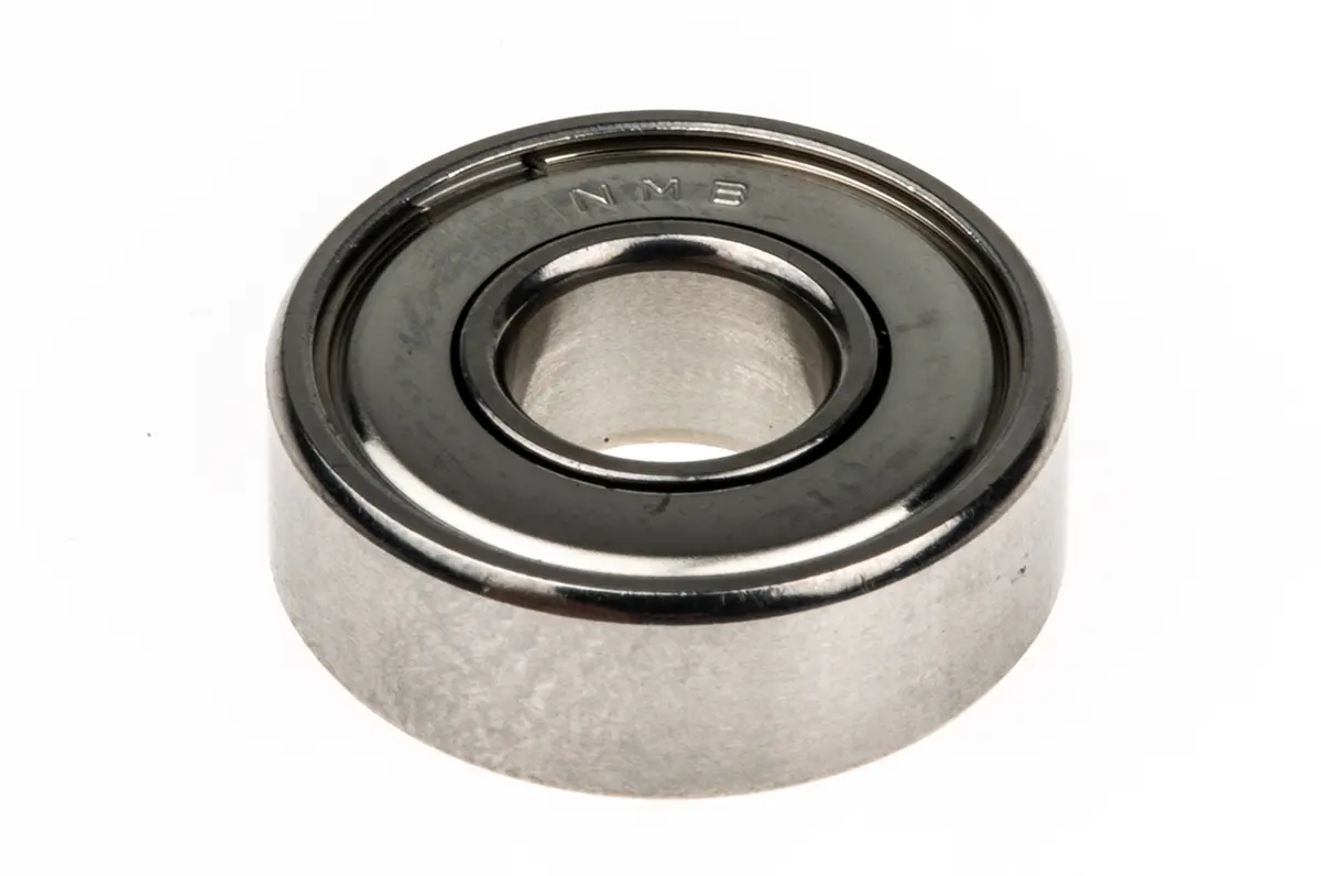 Produktfoto 1 von NMB 1-reihig Kugellager glatt, Innen-Ø 6 mm / Außen-Ø 15 mm Außen-ø , Breite 5 mm