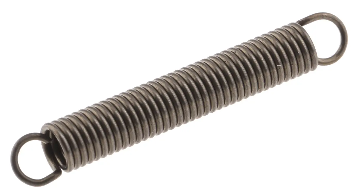 Produktfoto 1 von RS PRO Verlängerungsfeder Stahl L.: 22.1 mm x Aussenø 3.2 mm Außen-ø , Draht ø 0.45 mm 10.7 N Federhärte 0.49 N/mm