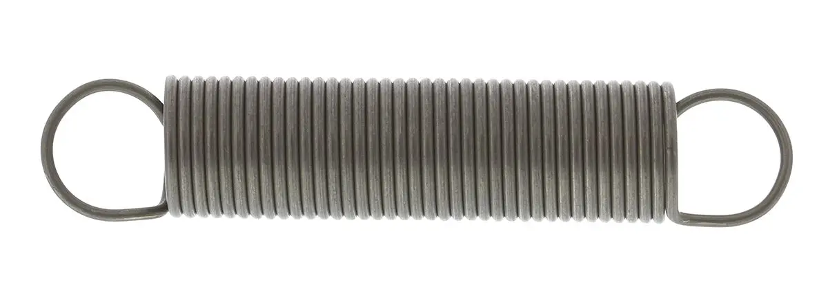 Produktfoto 1 von RS PRO Verlängerungsfeder Stahl L.: 66.2 mm x Aussenø 13 mm Außen-ø , Draht ø 1.2 mm 42.2 N Federhärte 0.32 N/mm