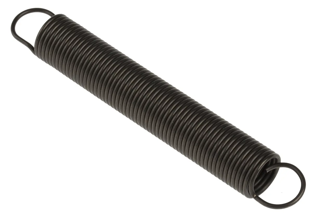 Produktfoto 1 von RS PRO Verlängerungsfeder Stahl L.: 105 mm x Aussenø 15 mm Außen-ø , Draht ø 1.4 mm 57.1 N Federhärte 0.26 N/mm