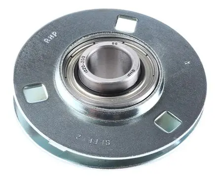 Produktfoto 1 von NSK Kegel Lagereinheit aus Stahlblech, Weichstahl, Synthetischer Kautschuk, Gusseisen, Innen-Ø 20 mm, 90.5mm x 90.5 mm
