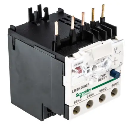 Schneider Electric LR2K Thermisches Überlastrelais, / 1.2A, 1.8 A 100 W 1 Schließer/1 Öffner, 250 V dc, 690V ac / 1.8A