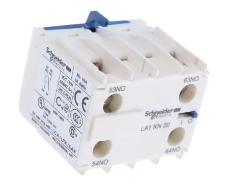 Produktfoto 1 von Schneider Electric TeSyS CA Hilfskontakt 2-polig DIN-Hutschiene, Schraubanschlussklemme, 2 Schließer mit Schraube