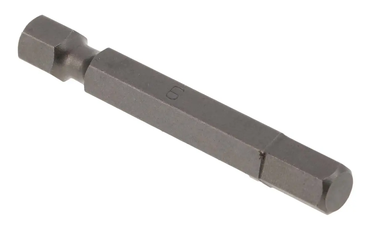 RS PRO 0.25 mm 6 mm Sechskant Schraubbit, Sechskant, aus CrMo-Stahl, 1-teilig, 50 mm