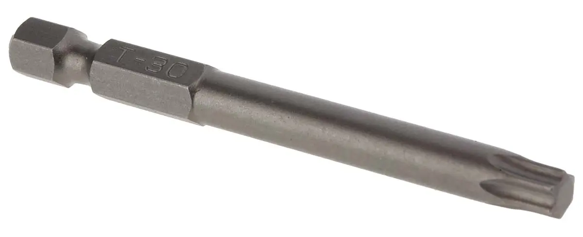 RS PRO 6.35 mm 1/4 in Schraubbit, Sechskant, aus CrMo-Stahl, 1-teilig, 70 mm
