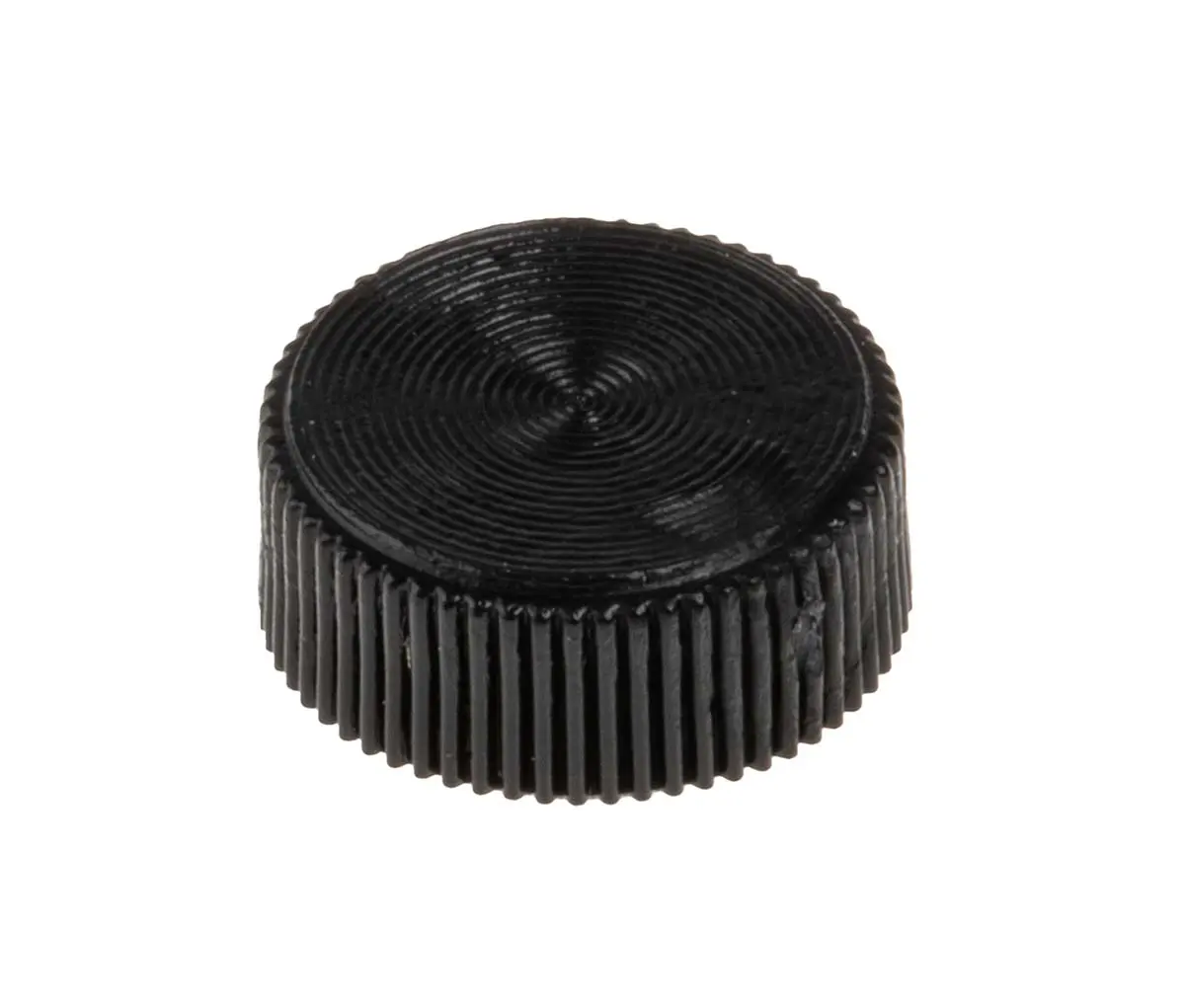 Produktfoto 1 von RS PRO Feststellschraube Schwarz Acetal x 4 mm Gerändelt, mit Durchgangsbohrung Ø 10 mm