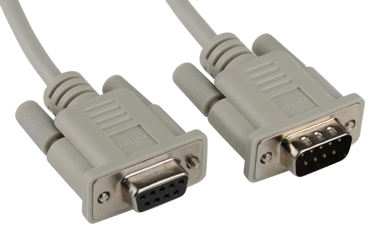 Produktfoto 1 von Roline SUB-D Serielles Kabel / D-Sub, 9-polig Stecker / DB9 Buchse, 1.8 m Polyvinylchlorid, Grau, UL