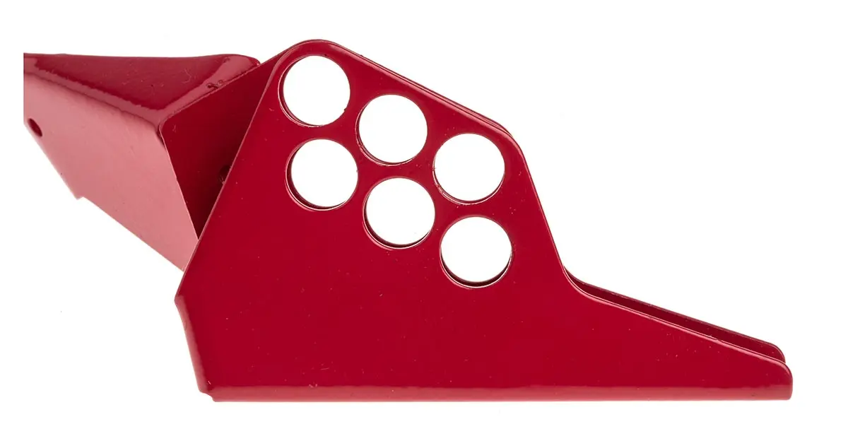 Produktfoto 1 von Brady Stahl Aussperrung Typ Kugelhahnverriegelung, 1-fach Verriegelung 9.53 mm, Rot