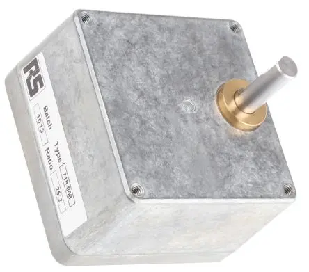 Produktfoto 1 von McLennan Servo Supplies 25:2 Stirnrad Getriebe / 2.5 Nm, Schaft-Ø 8 mm, 56 mm x 41 mm x 56mm