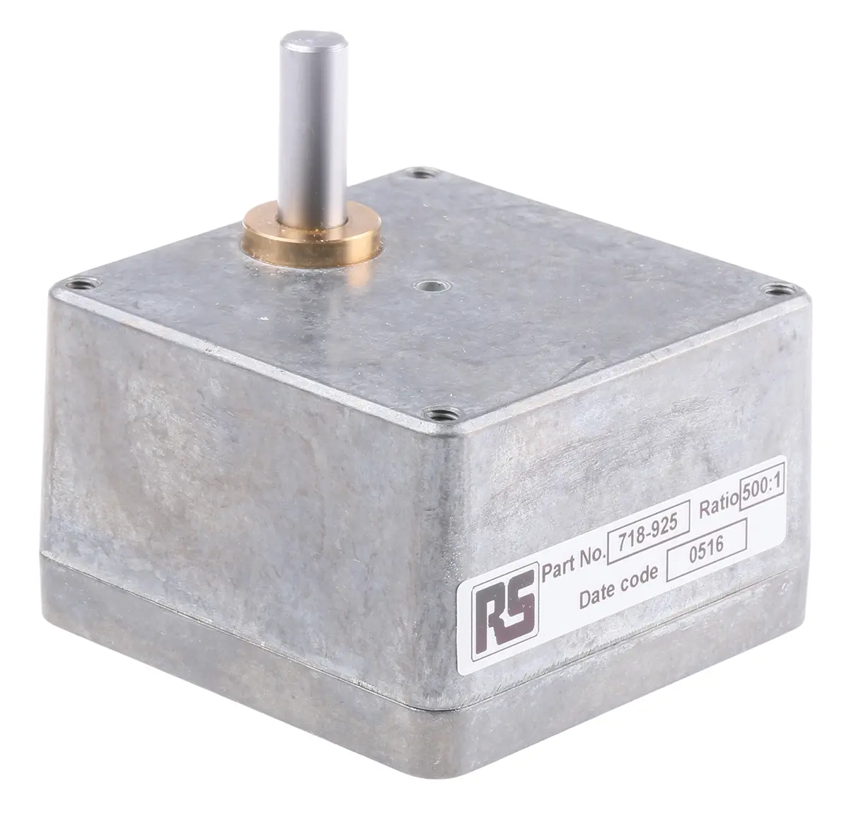 Produktfoto 1 von McLennan Servo Supplies 500:1 Stirnradgetriebe Getriebe / 6 Nm, Schaft-Ø 8 mm, 56 mm x 41 mm x 66 mm
